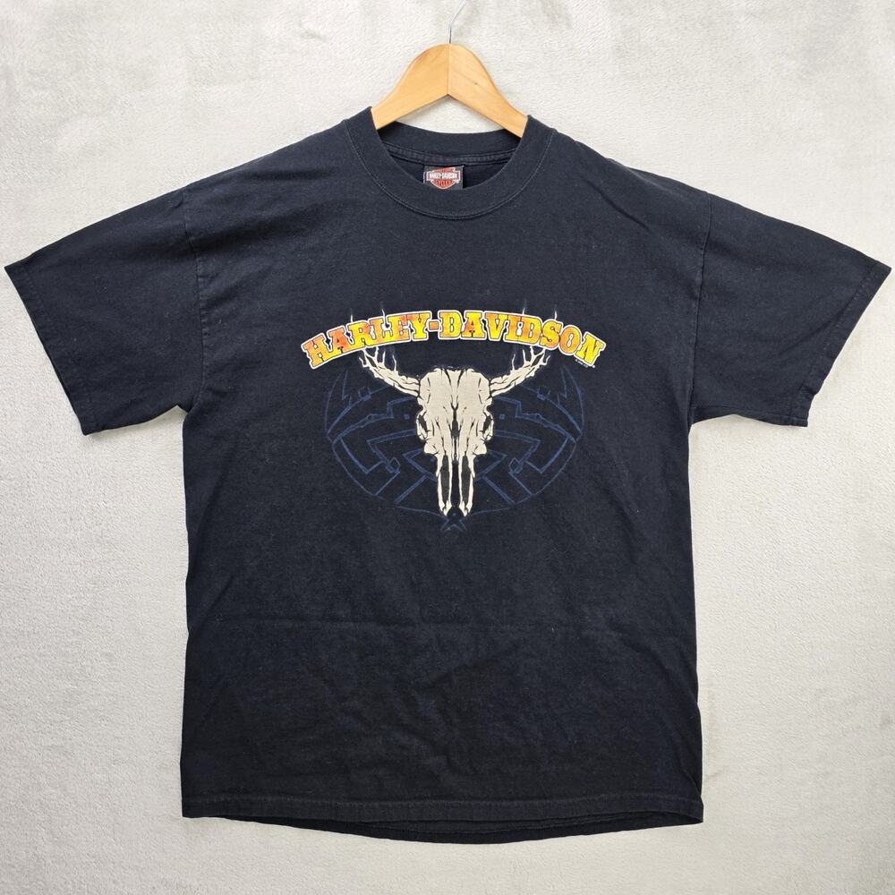 Vintage Harley Davidson Shirt Large Like Brothers Viterbo Italy Motocycle Y2K